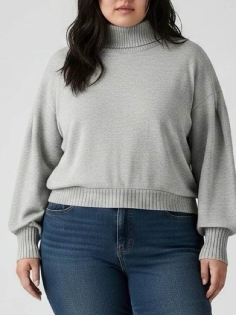 Nordstrom BP Grey Turtleneck Sweatshirt